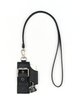 BELTED BRIEF CARD HOLDER(BLACK)