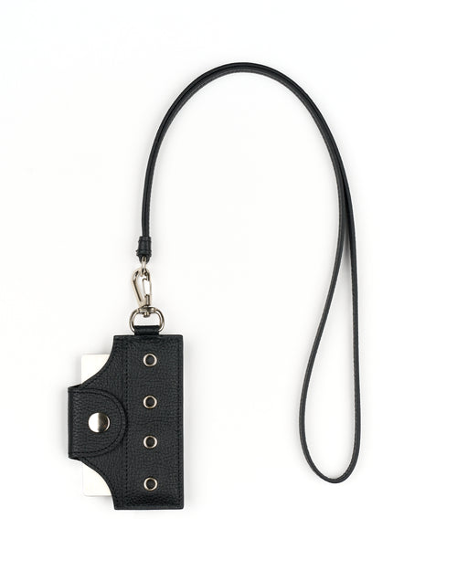 BELTED BRIEF CARD HOLDER(BLACK)